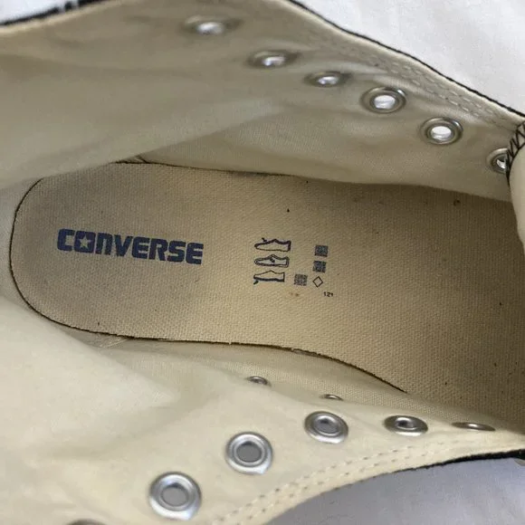 Converse All Stars Classic  Black Chuck Taylor High Tops Men's Size 9 - Picture 4 of 10